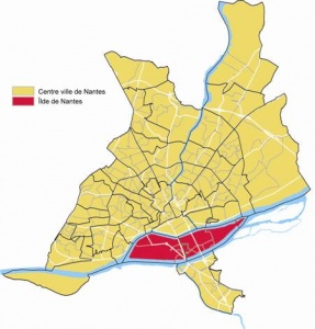 Voir le visuel : Plan du Centre Ville de Nantes