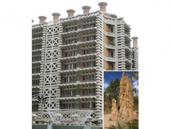 Termite-inspired airconditioning