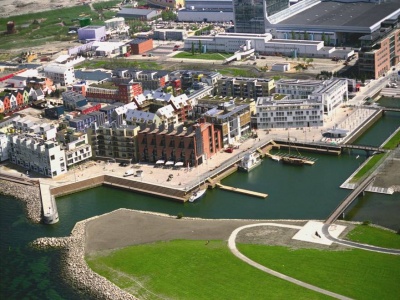 Voir le visuel : Vue aérienne sur Vasträ Source : Ville de Malmo