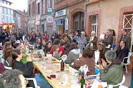 Repas Quartier à Arnaud Bernard à Toulouse